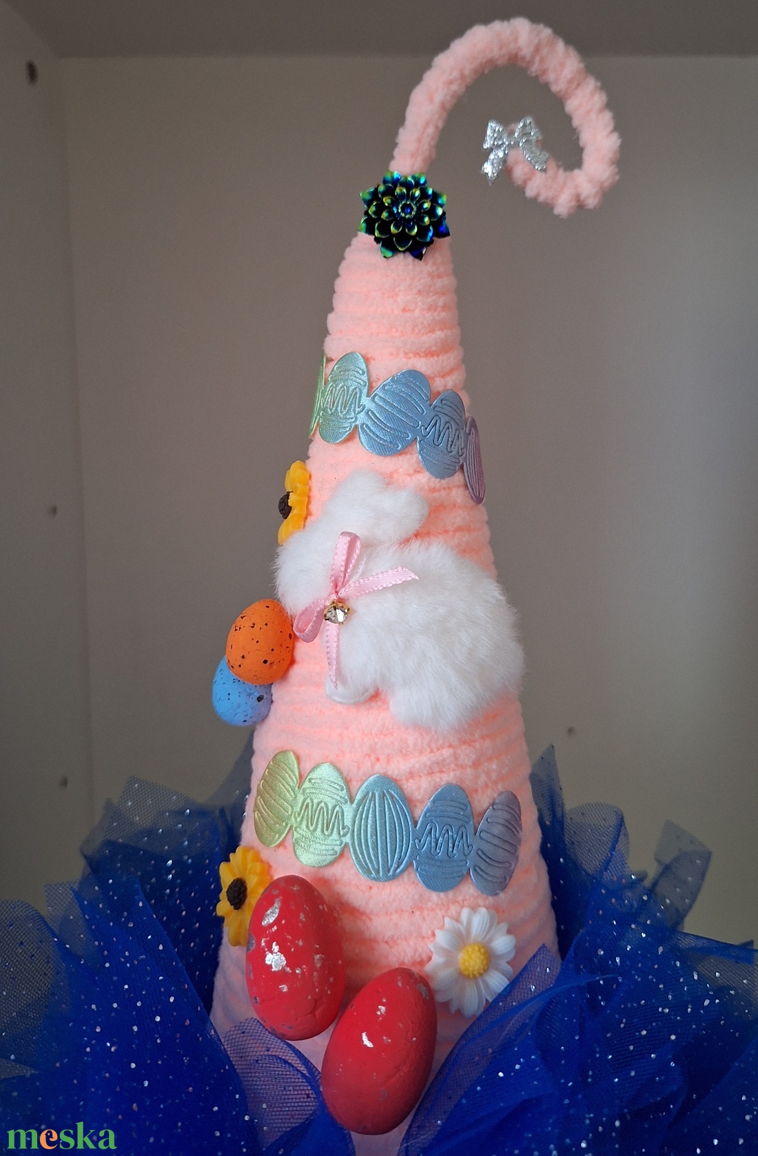 Húsvéti kék Manó  - otthon & életmód - dekoráció - manók - Meska.hu