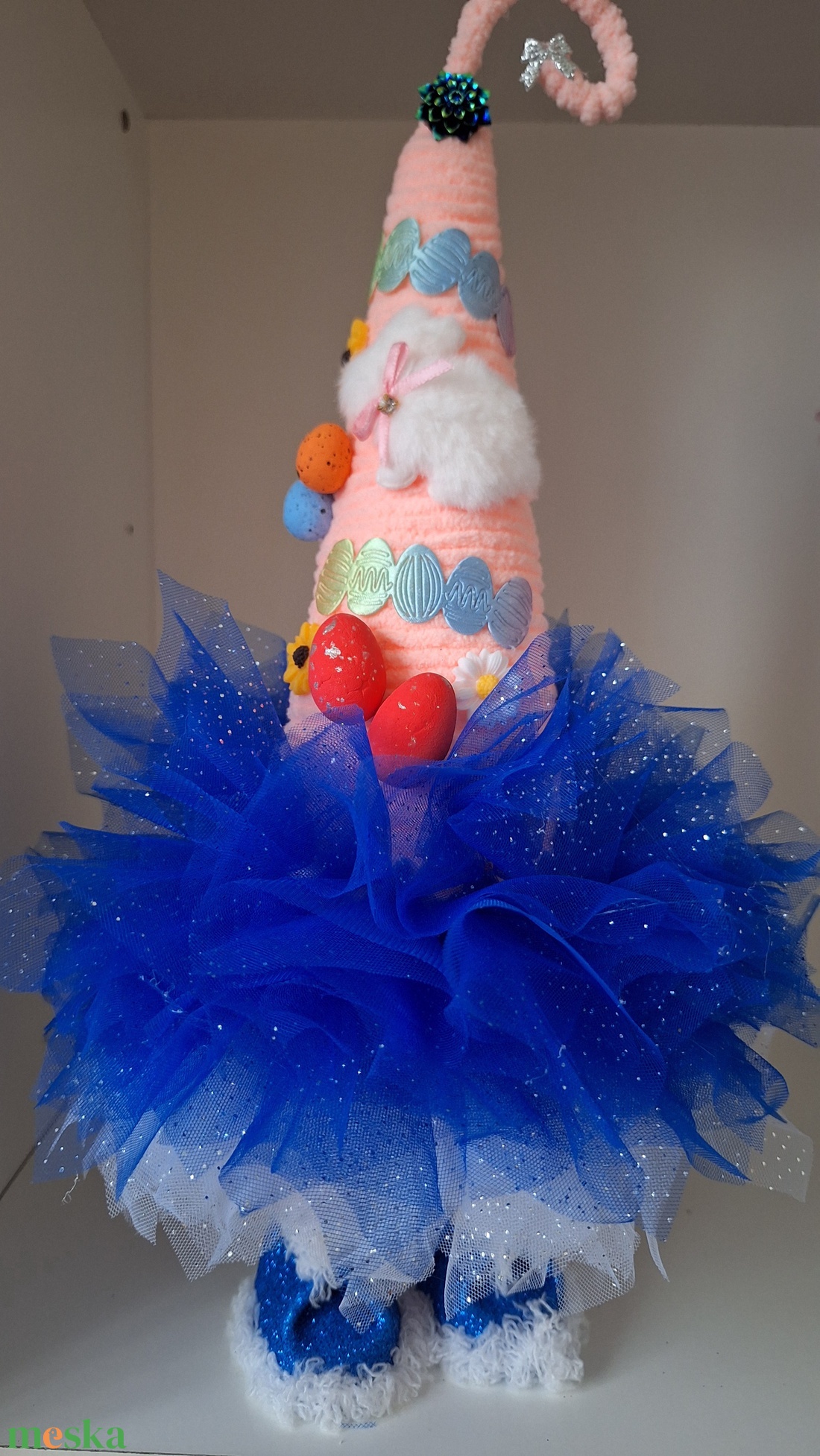 Húsvéti kék Manó  - otthon & életmód - dekoráció - manók - Meska.hu