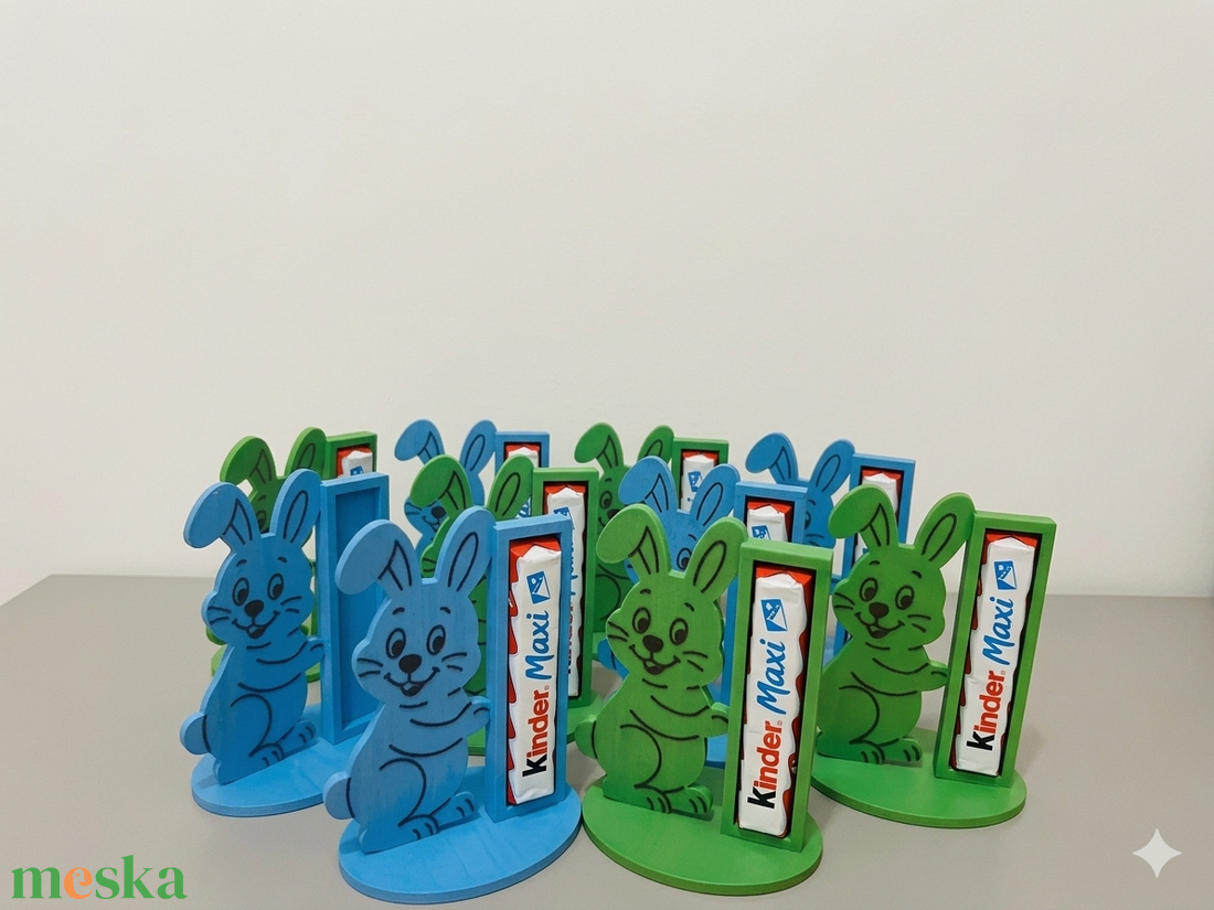 Nyuszis csokoládétartó - ünnepi díszek, dekorációk - húsvéti díszek és dekorációk - húsvéti tojástartó - Meska.hu