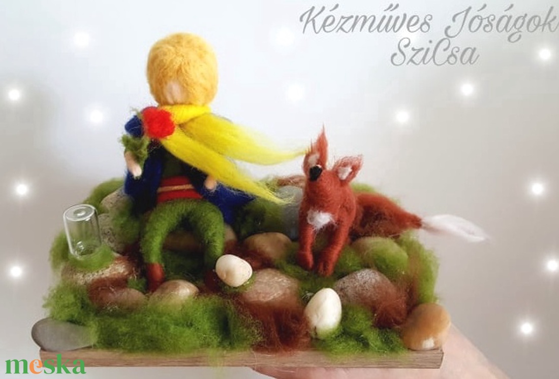 Waldorf jellegű gyapjú Kis herceg -róka dekorációs dísz ajándék - otthon & lakás - dekoráció - dísztárgy - Meska.hu Waldorf jellegű gyapjú Kis herceg -róka dekorációs dísz ajándék - otthon & lakás - dekoráció - dísztárgy - Meska.hu