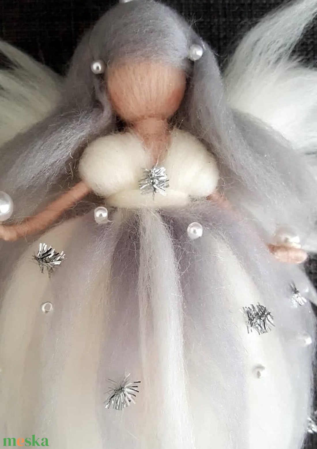 Waldorf tűnemezelt karácsonyi  gyapjú angyal 16 cm - karácsony - karácsonyi lakásdekoráció - karácsonyi manók, figurák - Meska.hu Waldorf tűnemezelt karácsonyi  gyapjú angyal 16 cm - karácsony - karácsonyi lakásdekoráció - karácsonyi manók, figurák - Meska.hu