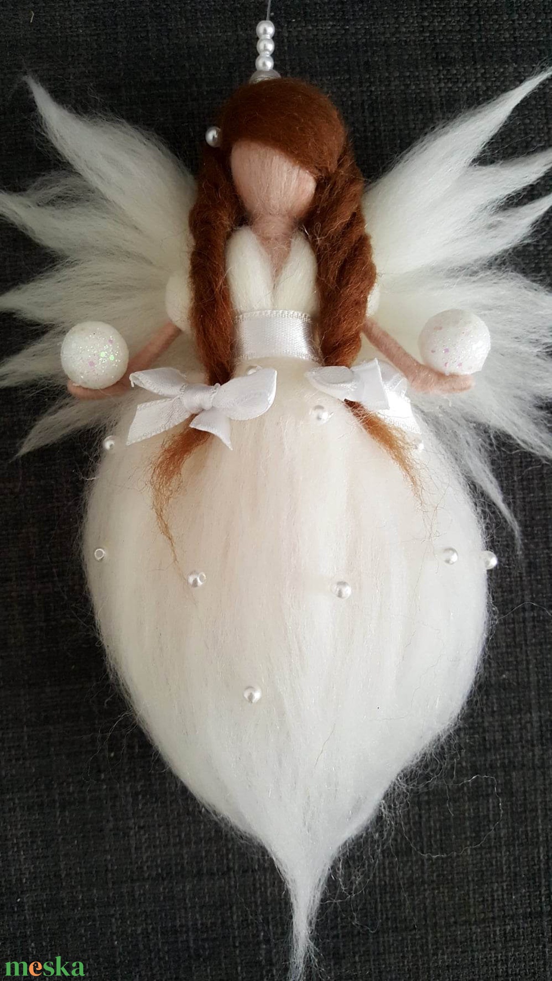 Waldorf tűnemezelt karácsonyi  gyapjú angyal 16 cm - karácsony - karácsonyi lakásdekoráció - karácsonyi manók, figurák - Meska.hu Waldorf tűnemezelt karácsonyi  gyapjú angyal 16 cm - karácsony - karácsonyi lakásdekoráció - karácsonyi manók, figurák - Meska.hu