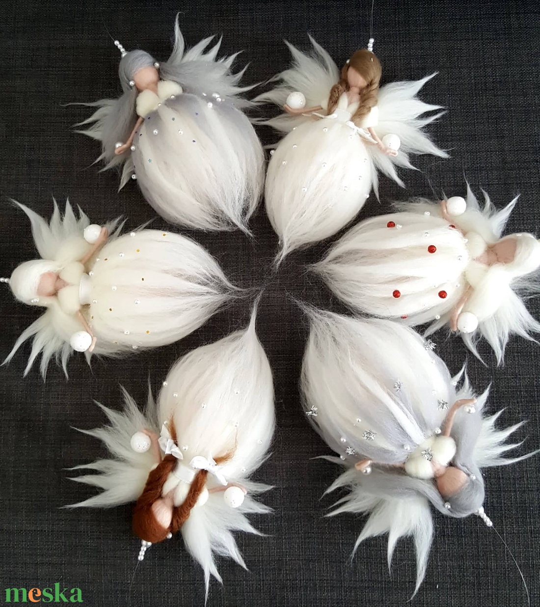 Waldorf tűnemezelt karácsonyi ajándék  gyapjú angyal 16 cm - karácsony - karácsonyi lakásdekoráció - karácsonyi manók, figurák - Meska.hu Waldorf tűnemezelt karácsonyi ajándék  gyapjú angyal 16 cm - karácsony - karácsonyi lakásdekoráció - karácsonyi manók, figurák - Meska.hu