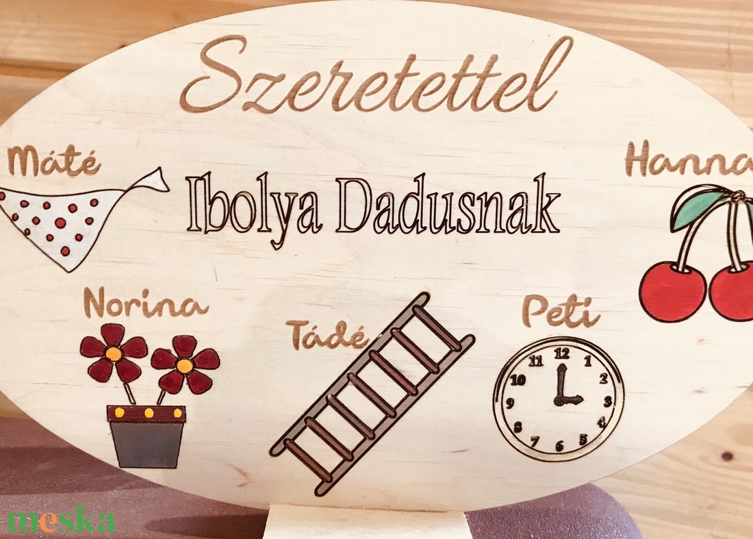 Óvónéniknek , dadusoknak ballagási ajándék óvoda, bölcsöde - otthon & életmód - babaszoba, gyerekszoba - gyerek névtábla - Meska.hu