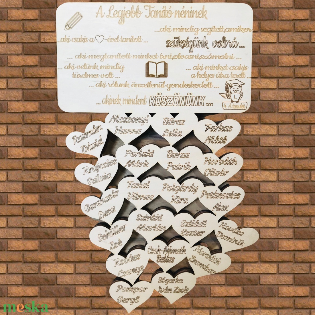 Szívzuhatag ballagásra - otthon & életmód - dekoráció - kép & falikép - táblakép - Meska.hu Szívzuhatag ballagásra - otthon & életmód - dekoráció - kép & falikép - táblakép - Meska.hu