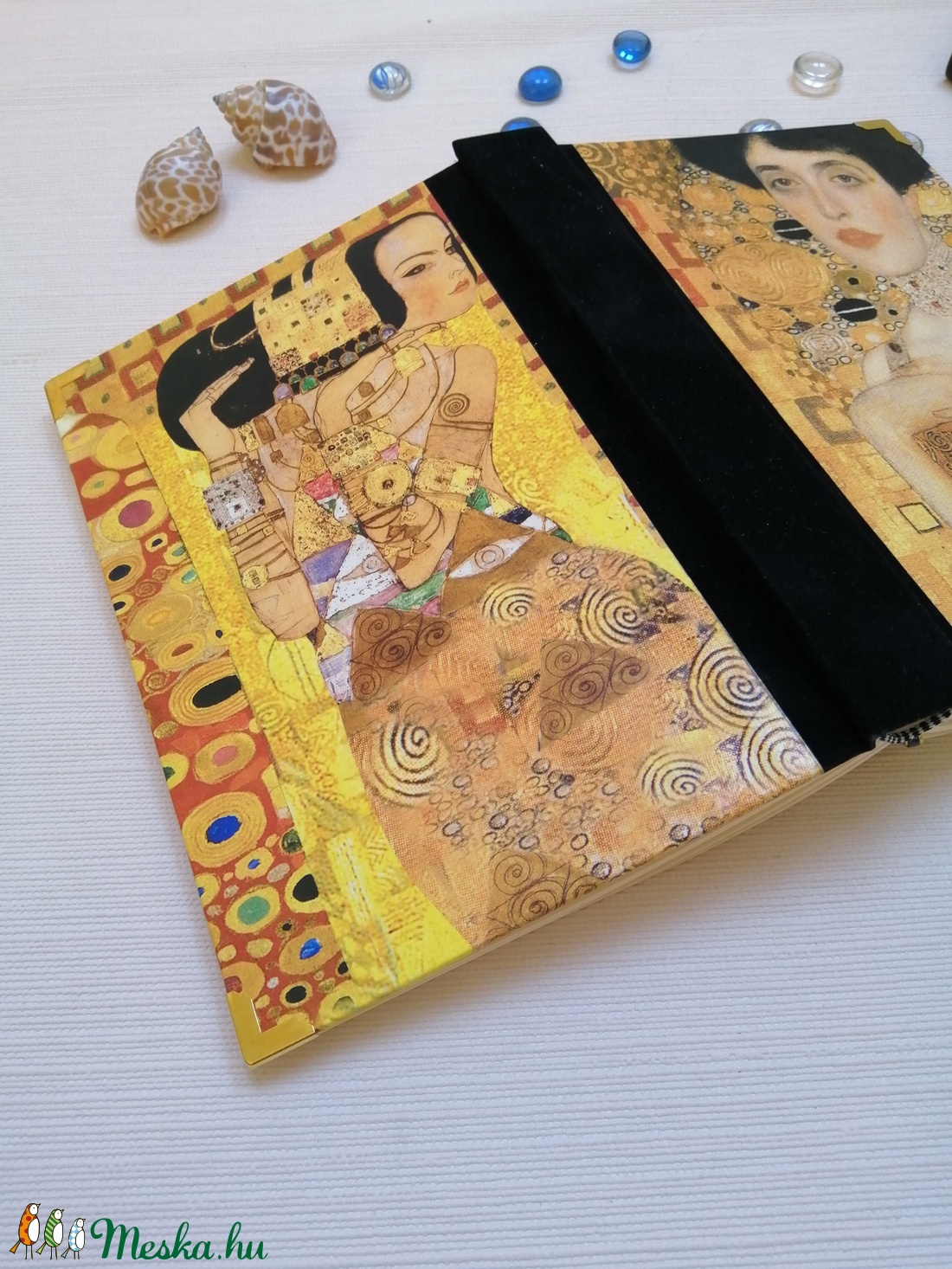 Klimt Hölgyei - Egyedi napló szecessziós stílusban - otthon & életmód - papír, írószer - jegyzetfüzet & napló - Meska.hu Klimt Hölgyei - Egyedi napló szecessziós stílusban - otthon & életmód - papír, írószer - jegyzetfüzet & napló - Meska.hu