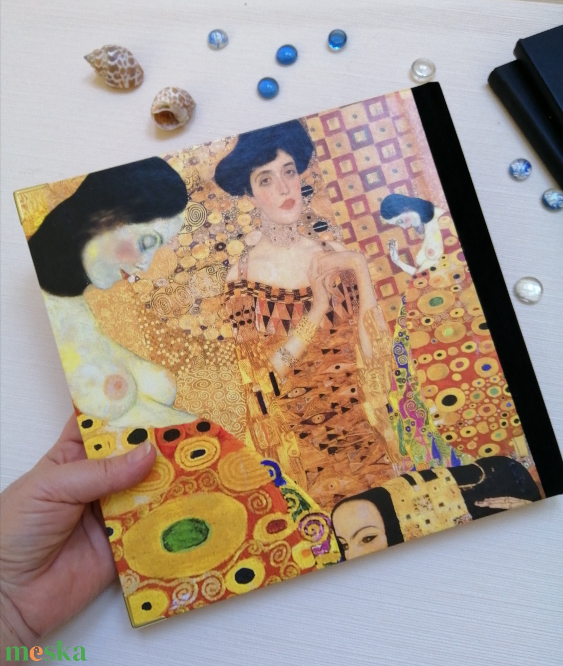 Klimt Hölgyei- egyedi album - otthon & lakás - papír írószer - jegyzetfüzet & napló - Meska.hu Klimt Hölgyei- egyedi album - otthon & lakás - papír írószer - jegyzetfüzet & napló - Meska.hu
