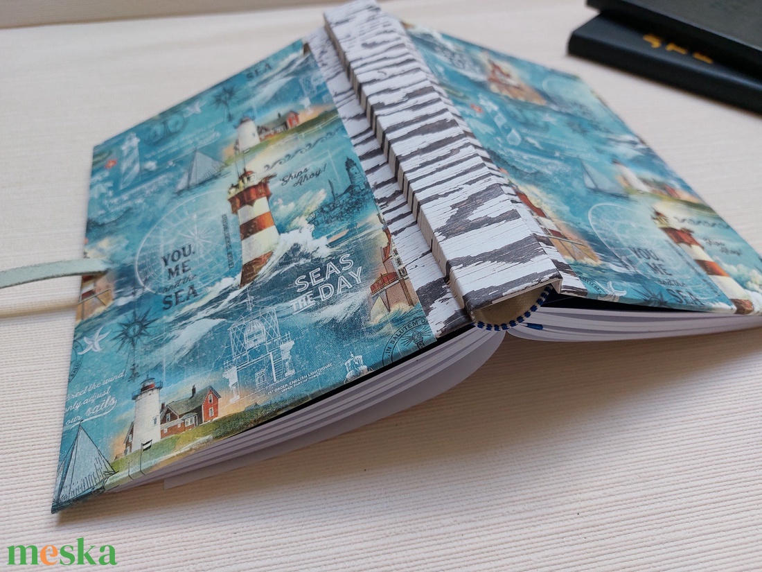 Sail Away! -Útinapló, hajónapló - otthon & lakás - papír írószer - jegyzetfüzet & napló - Meska.hu