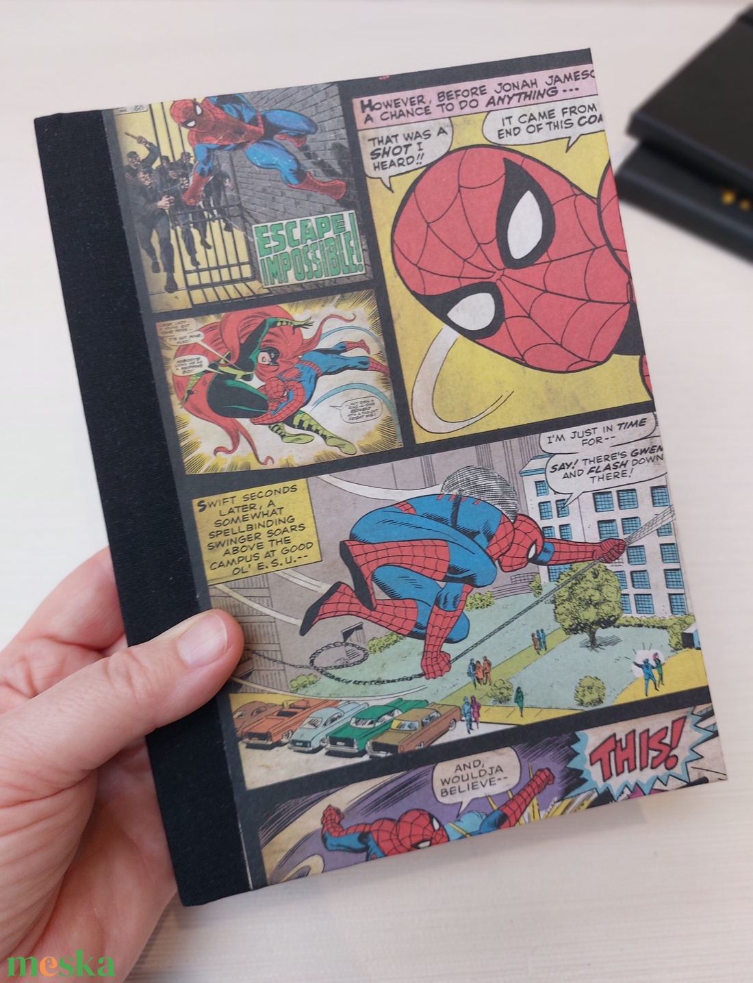 Spiderman napló - otthon & életmód - papír, írószer - jegyzetfüzet & napló - Meska.hu Spiderman napló - otthon & életmód - papír, írószer - jegyzetfüzet & napló - Meska.hu