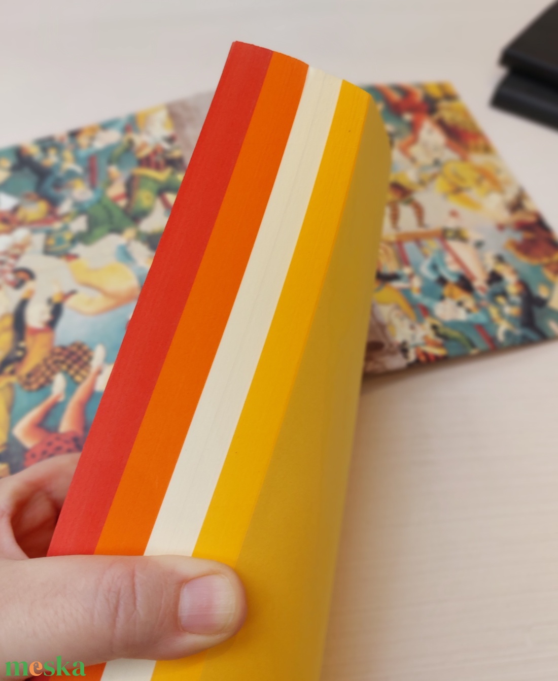 Clowns exkluzív napló, intenzív színes belső lapokkal  - otthon & lakás - papír írószer - jegyzetfüzet & napló - Meska.hu