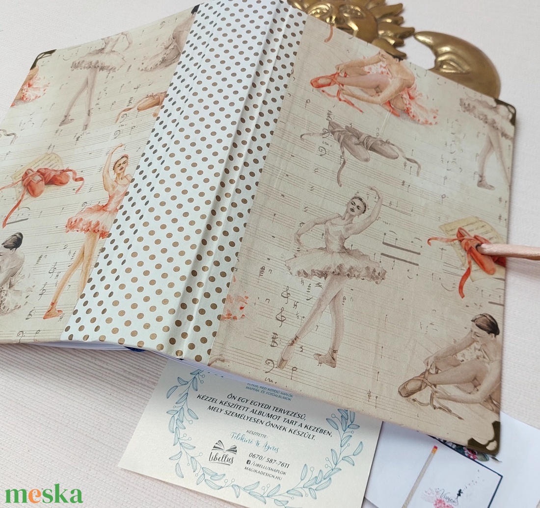 Ballerina  - otthon & lakás - papír írószer - jegyzetfüzet & napló - Meska.hu