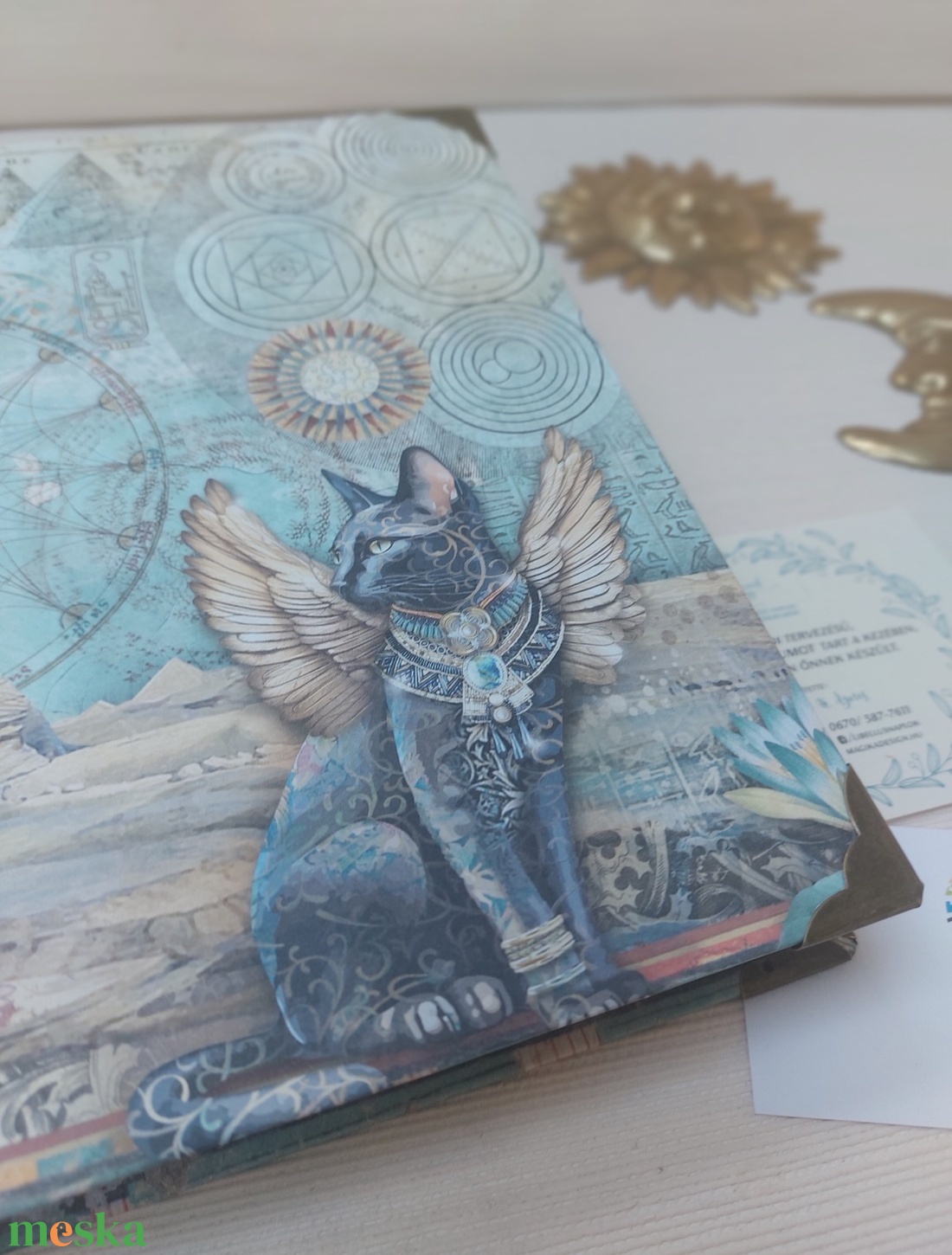 BASTET Macska Istennő naplója - otthon & életmód - papír, írószer - jegyzetfüzet & napló - Meska.hu BASTET Macska Istennő naplója - otthon & életmód - papír, írószer - jegyzetfüzet & napló - Meska.hu