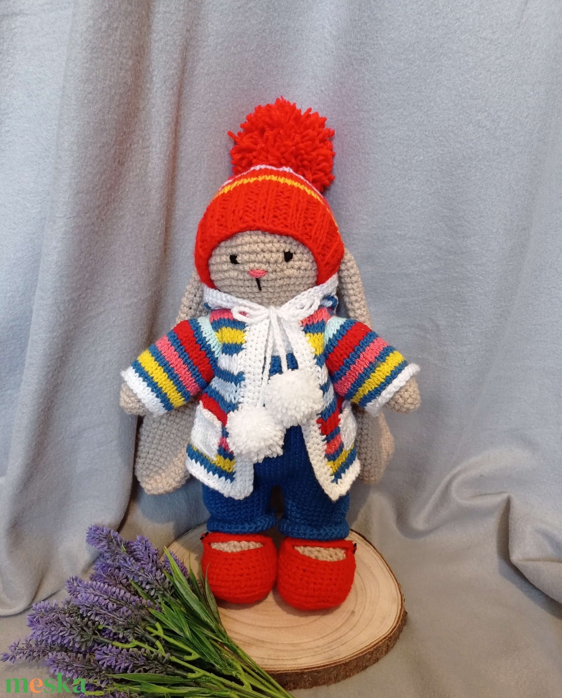 Öltöztethető amigurumi nyuszi - játék & sport - plüssállat & játékfigura - nyuszi - Meska.hu