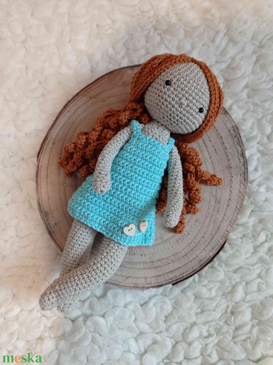 Kézzel horgolt, öltöztethető egyedi amigurumi baba - játék & sport - baba & babaház - öltöztethető baba - Meska.hu