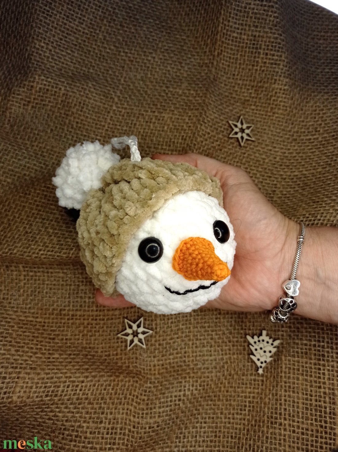 horgolt karácsonyfa díszek - karácsony - karácsonyi lakásdekoráció - karácsonyfadíszek - Meska.hu