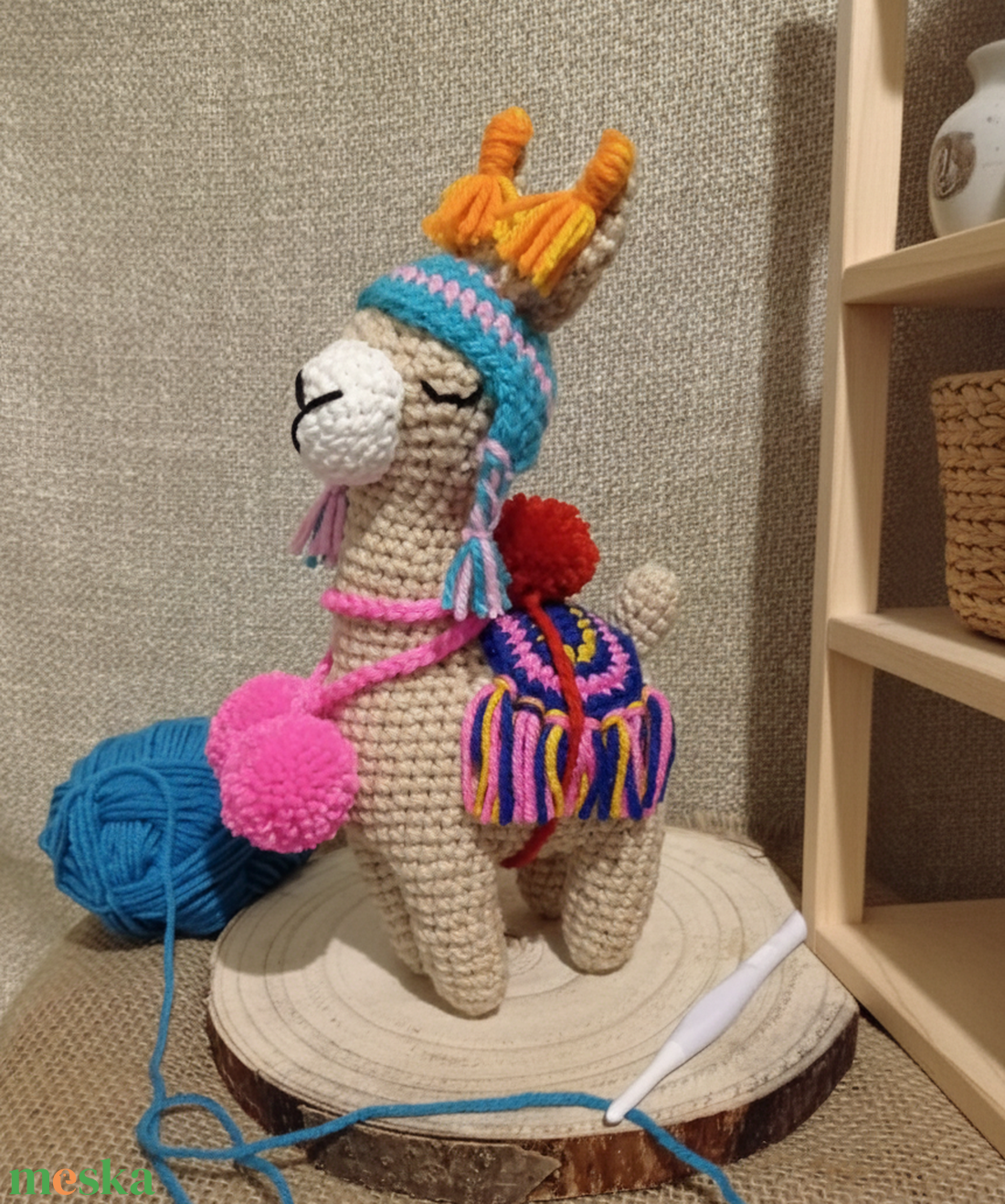 Szöszmösz a kis alpaka - játék & sport - plüssállat & játékfigura - láma - Meska.hu