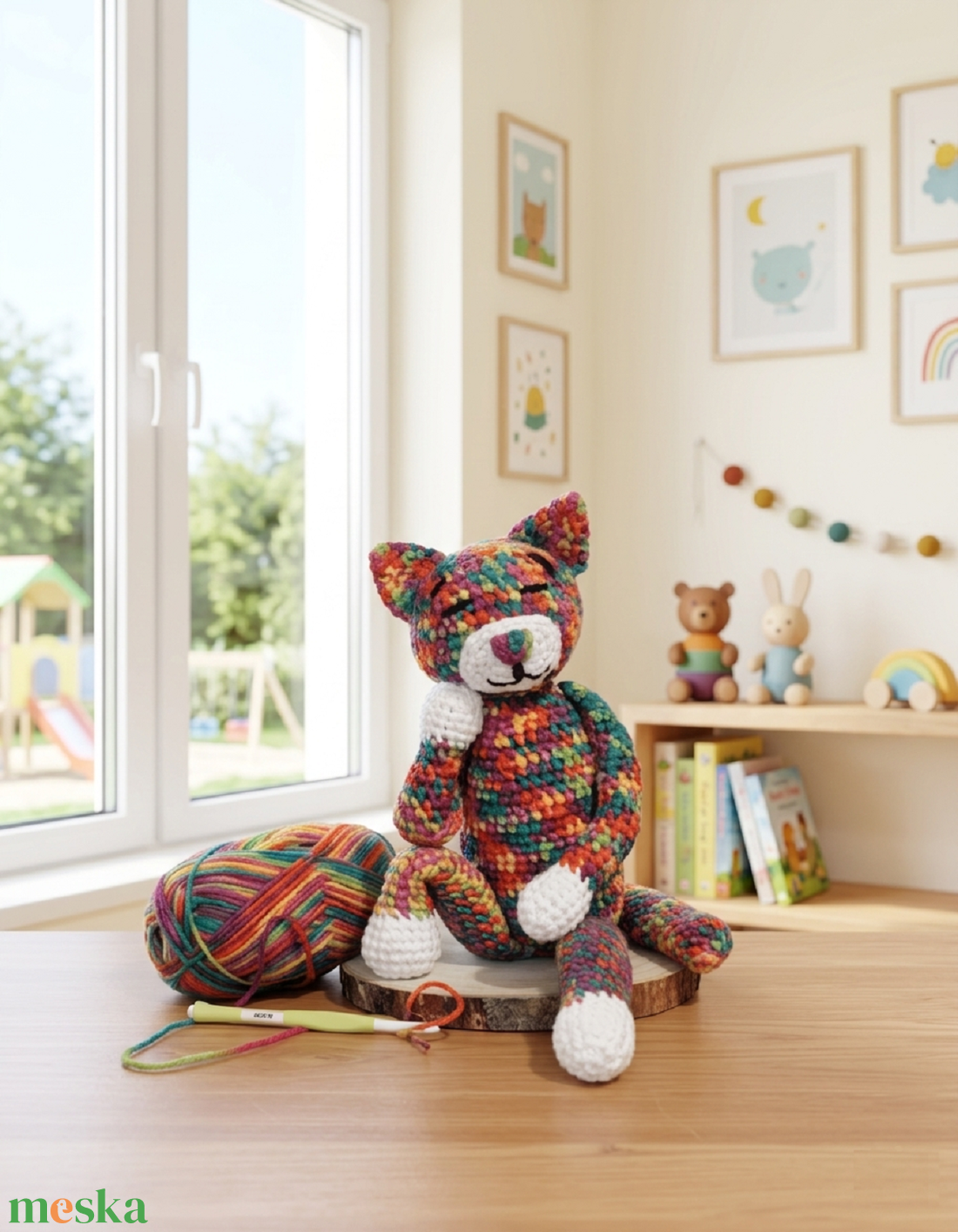 Micó a tarka kandúr cicó - játék & sport - plüssállat & játékfigura - cica - Meska.hu