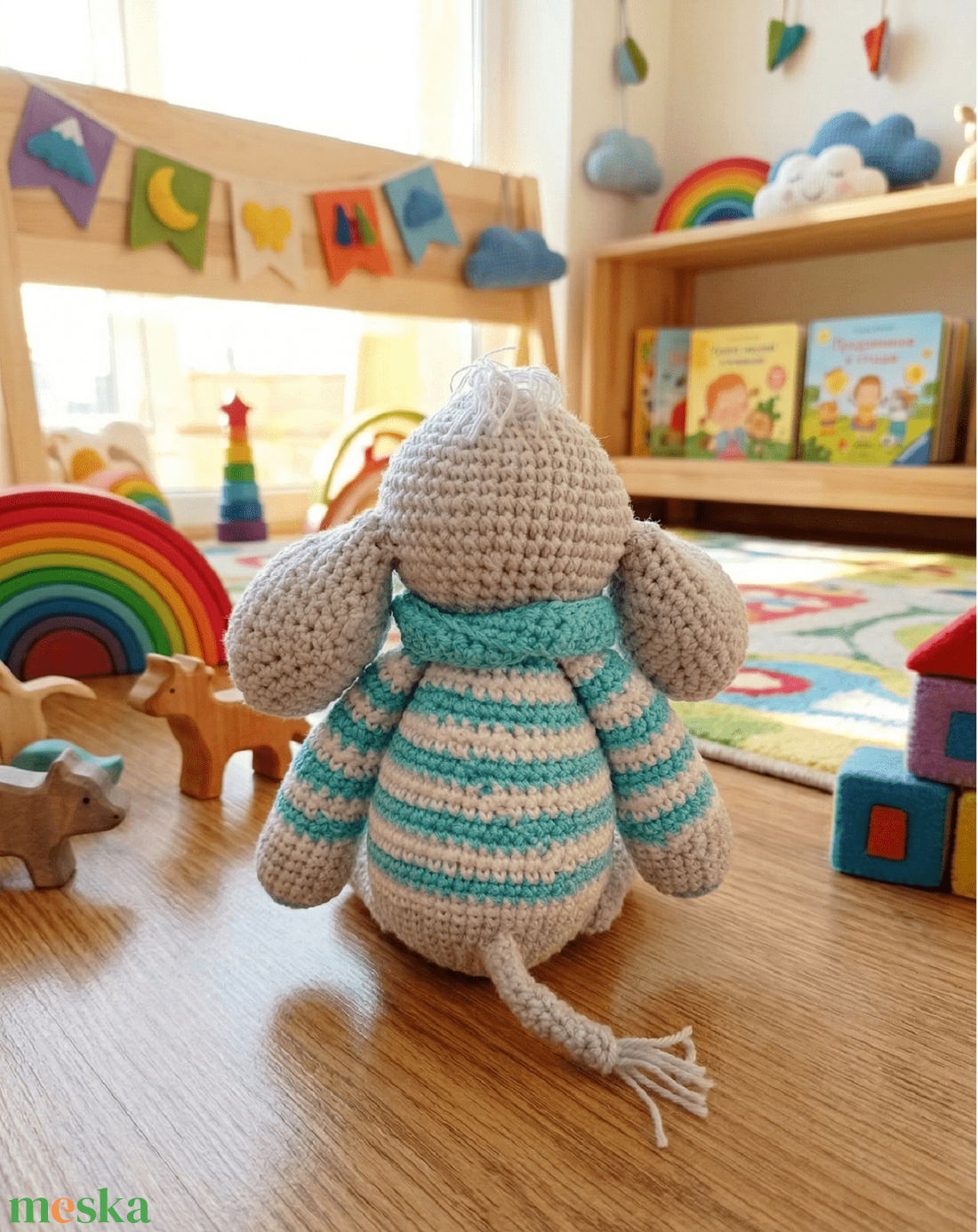 Eperke a horgolt elefánt - játék & sport - plüssállat & játékfigura - elefánt - Meska.hu