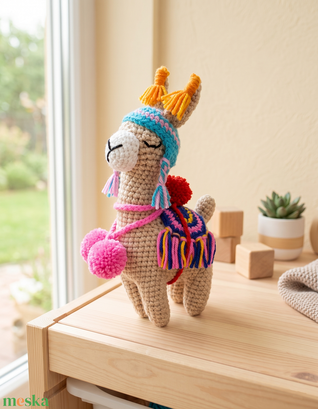 Szöszmösz a kis alpaka - játék & sport - plüssállat & játékfigura - láma - Meska.hu