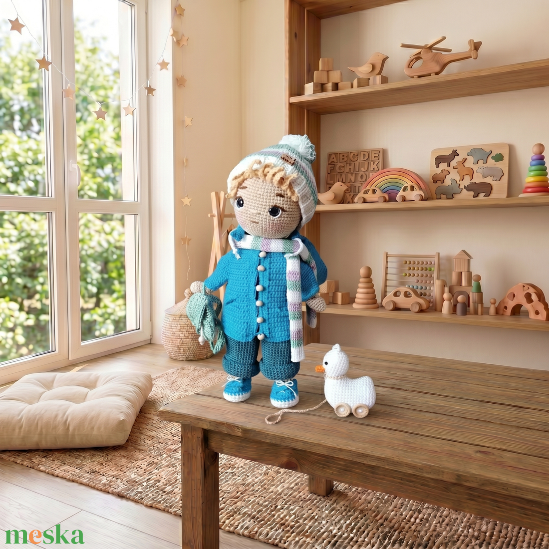 Kézzel horgolt, öltöztethető egyedi amigurumi baba/kisfiú - játék & sport - baba & babaház - öltöztethető baba - Meska.hu