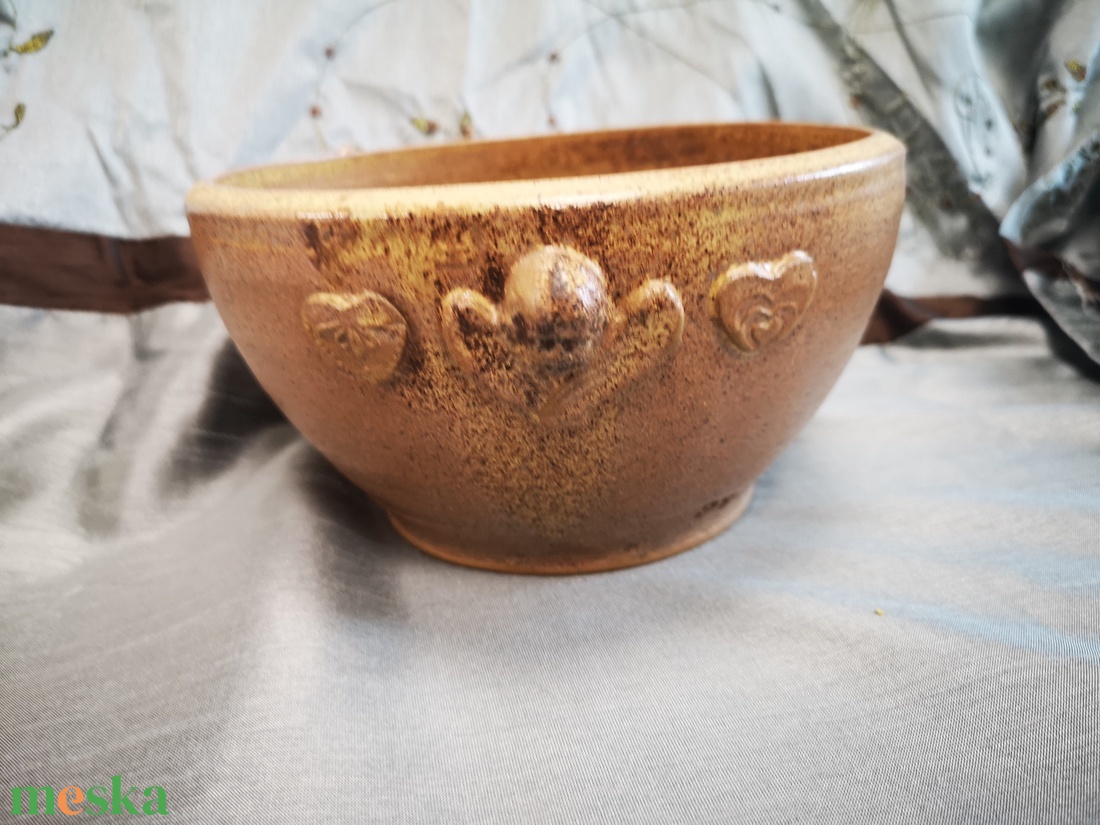 Kerámia kaspó angyalos  - otthon & életmód - dekoráció - virágdísz és tartó - cserép & kaspó - Meska.hu