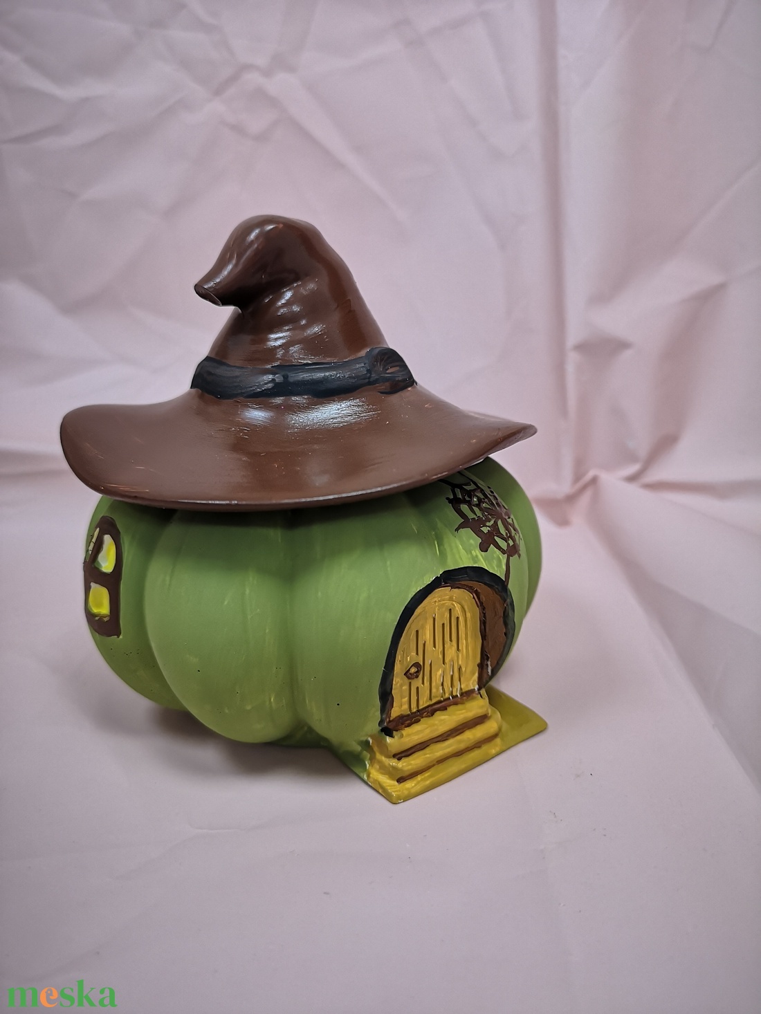 Kerámia tök  - karácsony - adventi díszek - adventi koszorú - Meska.hu