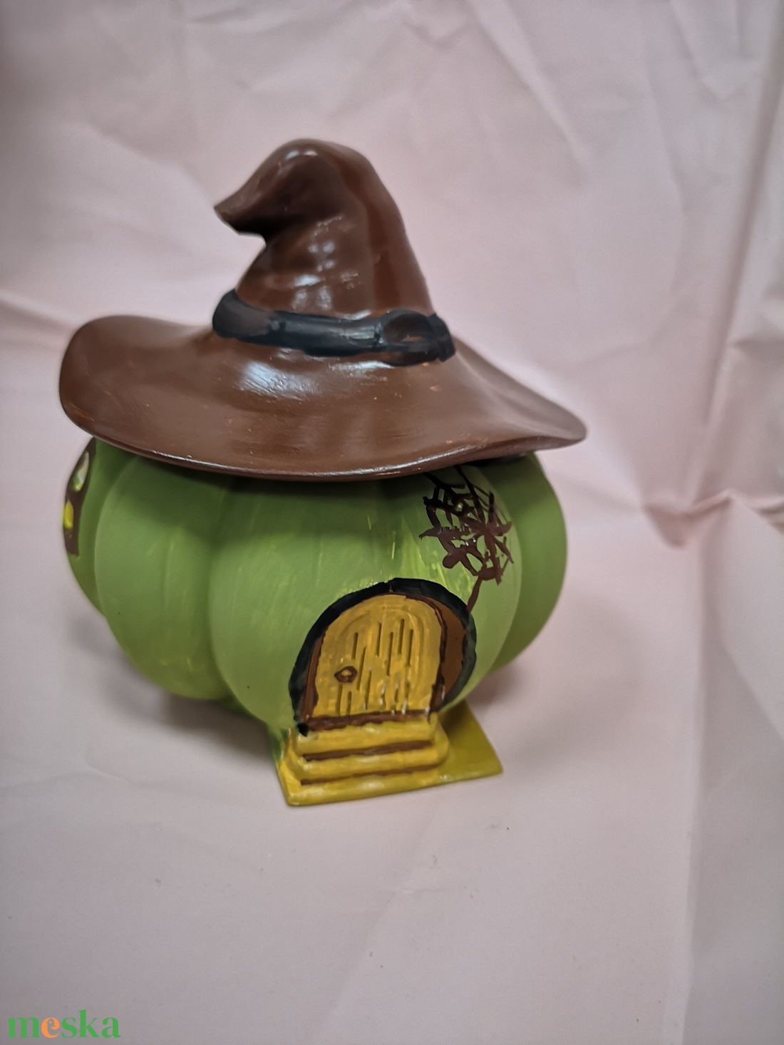 Kerámia tök  - karácsony - adventi díszek - adventi koszorú - Meska.hu