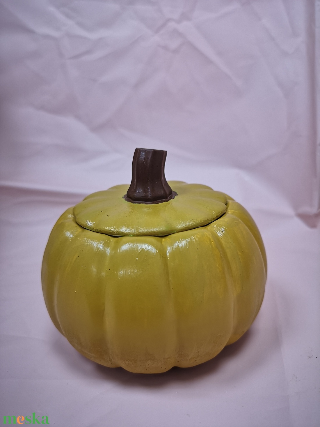 Kerámia tök  - karácsony - adventi díszek - adventi koszorú - Meska.hu