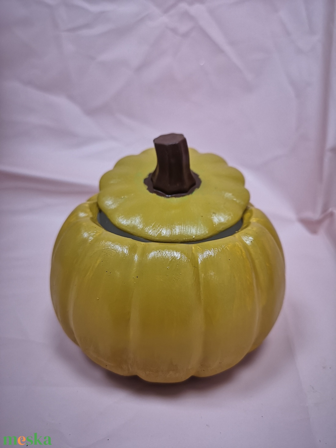 Kerámia tök  - karácsony - adventi díszek - adventi koszorú - Meska.hu