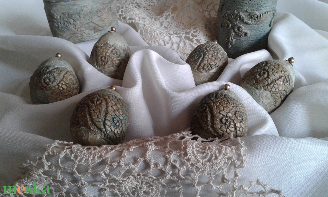 Rusztikus húsvéti tojás - otthon & életmód - dekoráció - dísztárgy - Meska.hu