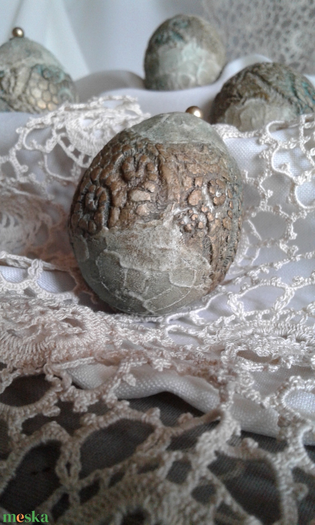 Rusztikus húsvéti tojás - otthon & életmód - dekoráció - dísztárgy - Meska.hu