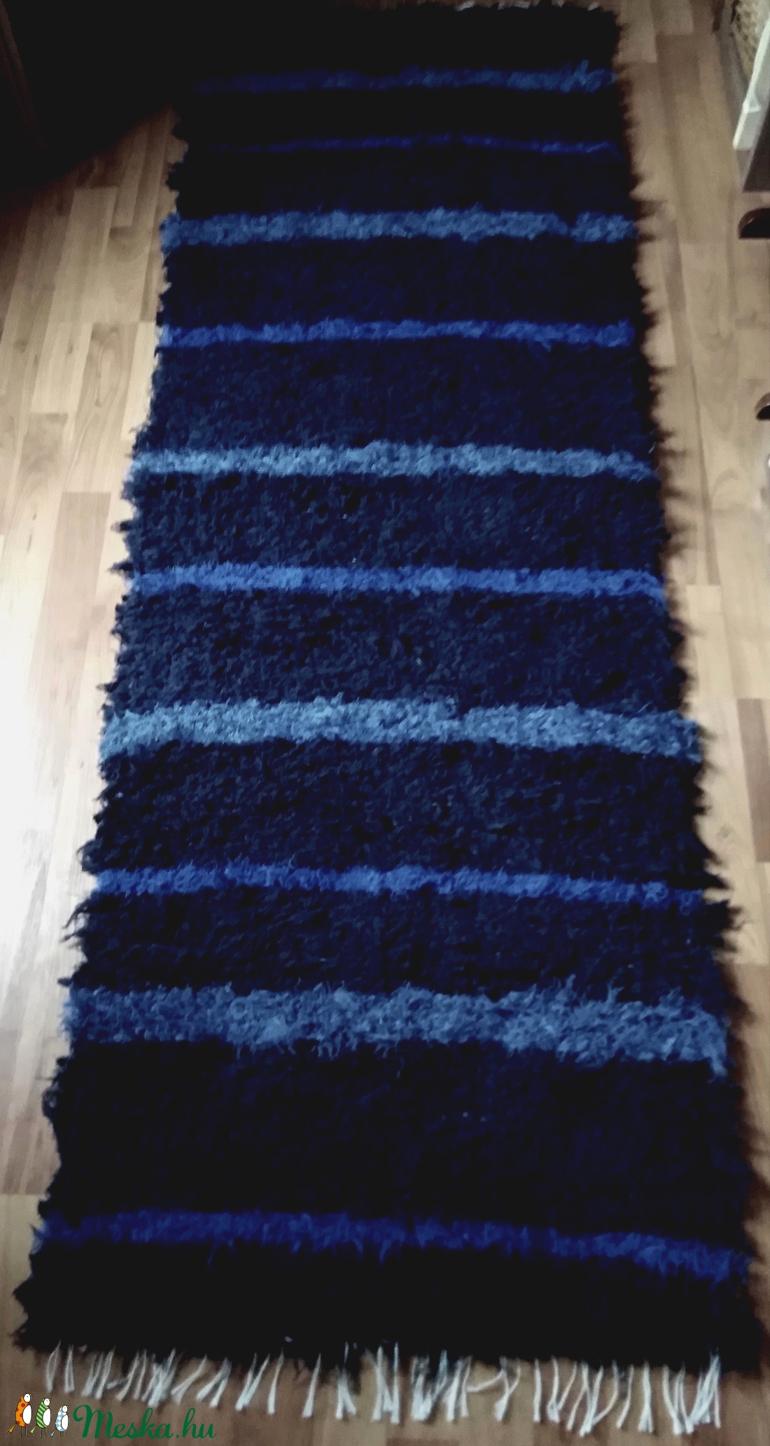 Rongyszőnyeg 65 x 196 -  - Meska.hu