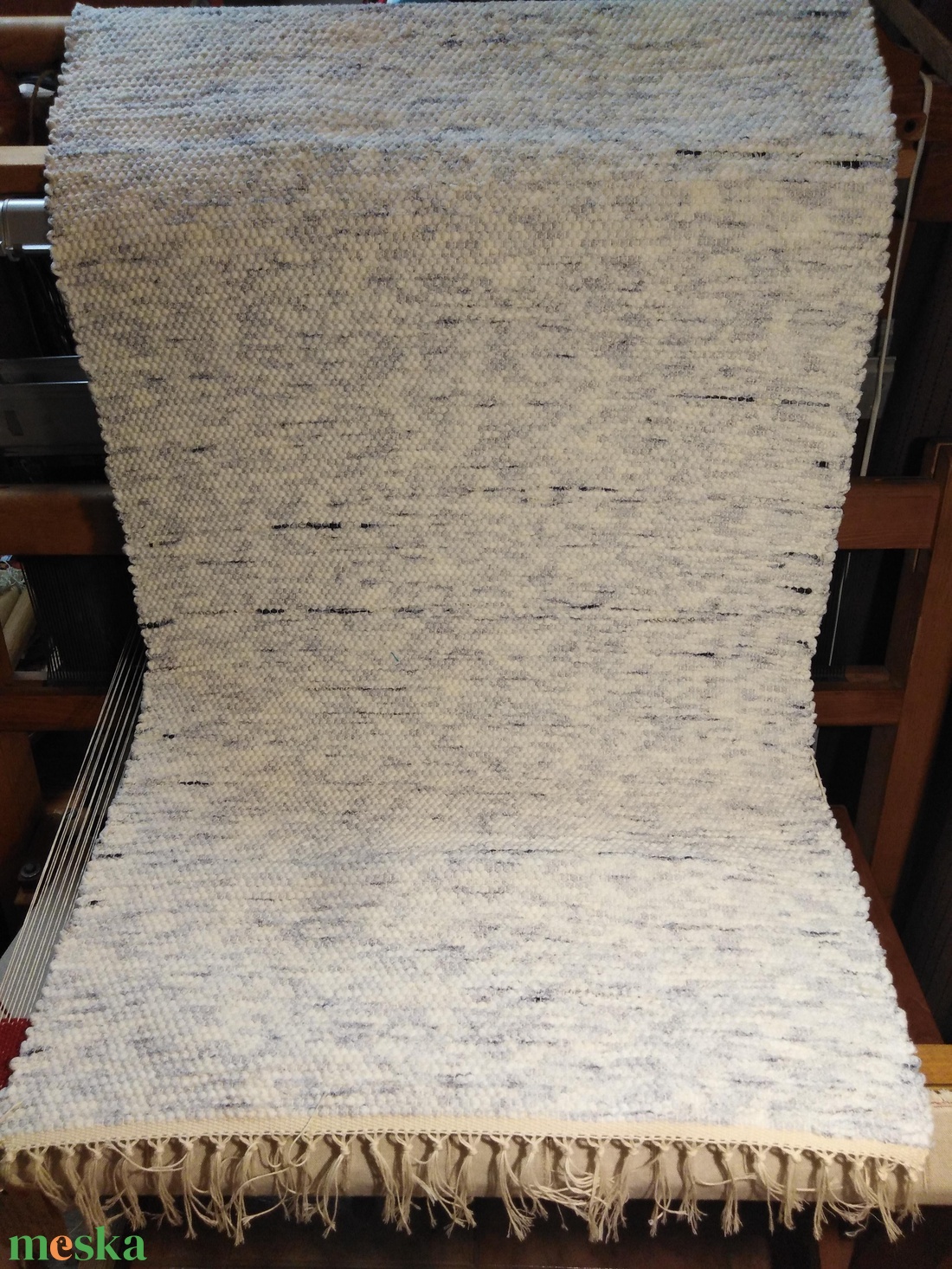 Rongyszőnyeg 57x163 - otthon & életmód - lakástextil - szőnyeg - szövött szőnyeg - Meska.hu