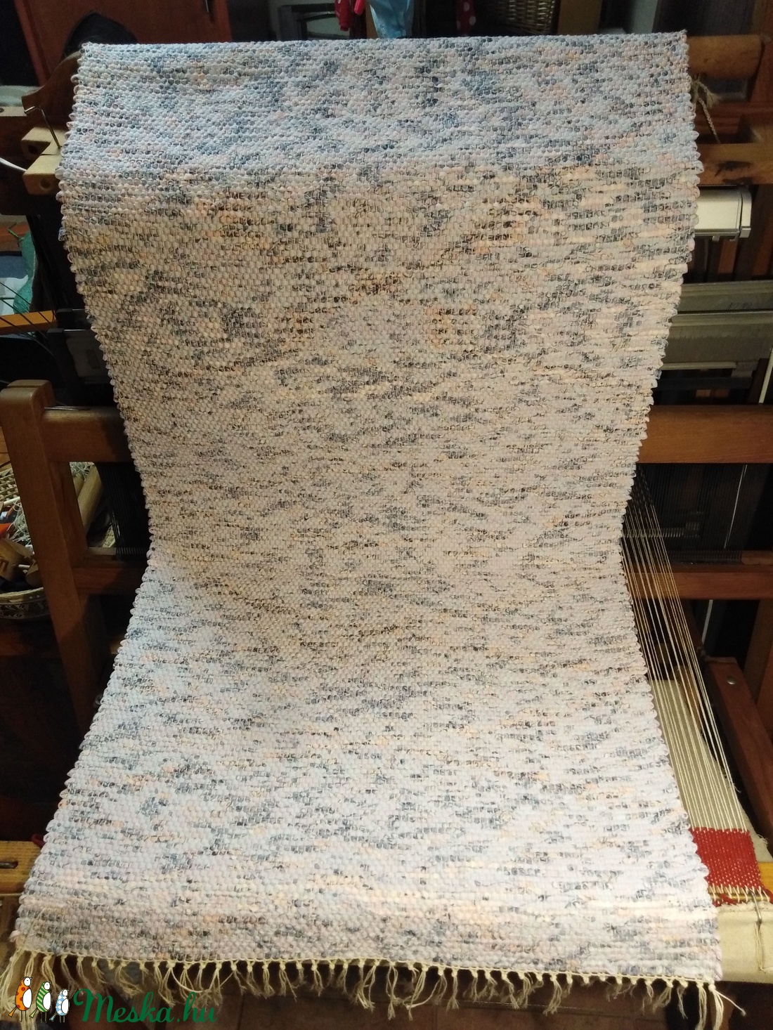 Rongyszőnyeg 56x200 - otthon & életmód - lakástextil - szőnyeg - Meska.hu