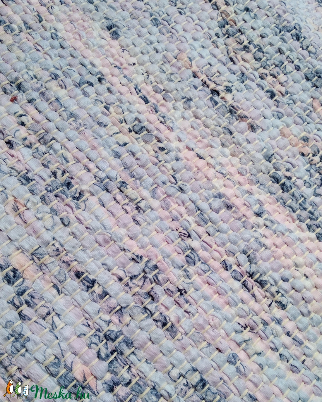 Rongyszőnyeg 56x200 - otthon & életmód - lakástextil - szőnyeg - Meska.hu