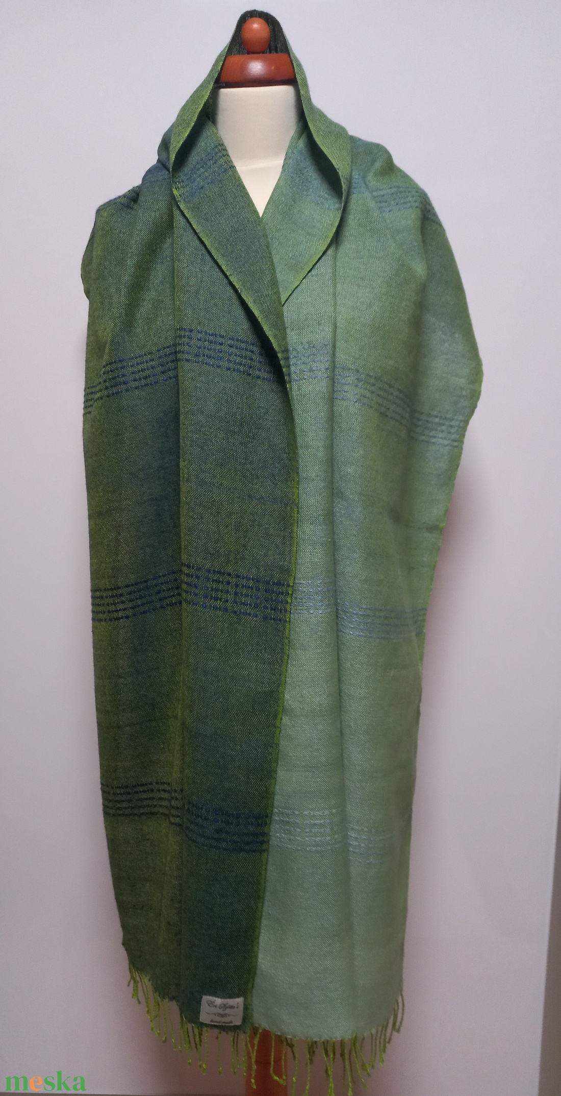 Baby alpaka, selyem, kashmír kendő 56x220m + ajándék mosószer - ruha & divat - sál, sapka, kendő - sál - Meska.hu