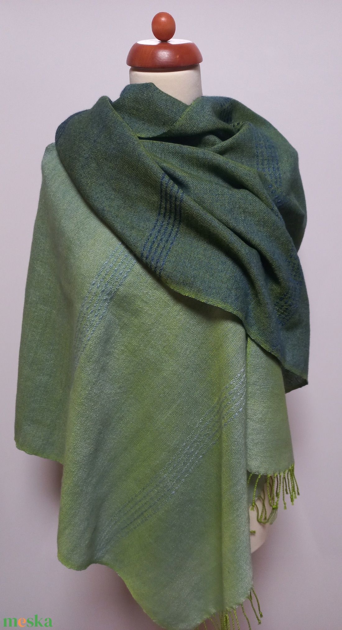 Baby alpaka, selyem, kashmír kendő 56x220m + ajándék mosószer - ruha & divat - sál, sapka, kendő - sál - Meska.hu