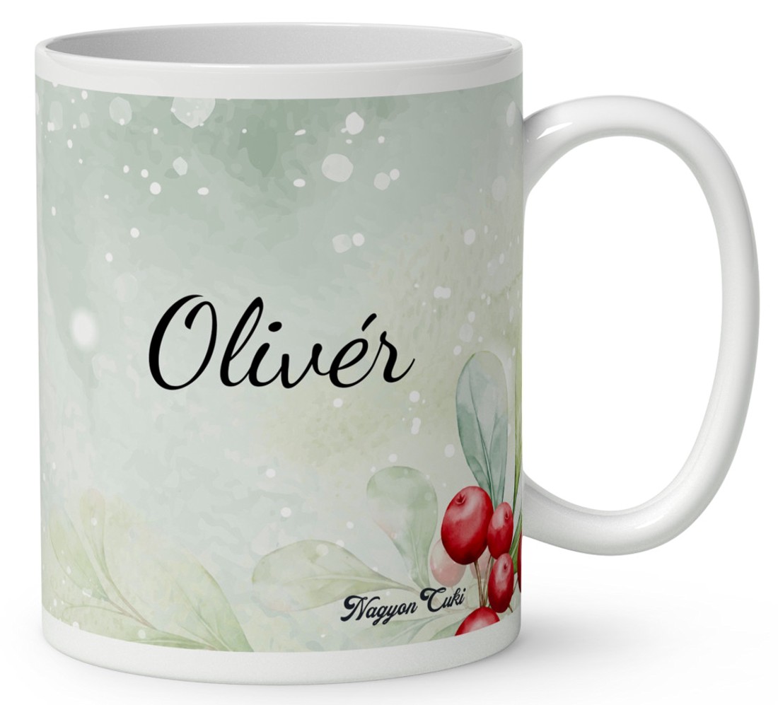 Névvel kérhető - Cuki karácsonyi Mikulás és Rudolf mintás bögre - otthon & életmód - konyhafelszerelés, tálalás - tálalás - bögre & csésze - Meska.hu