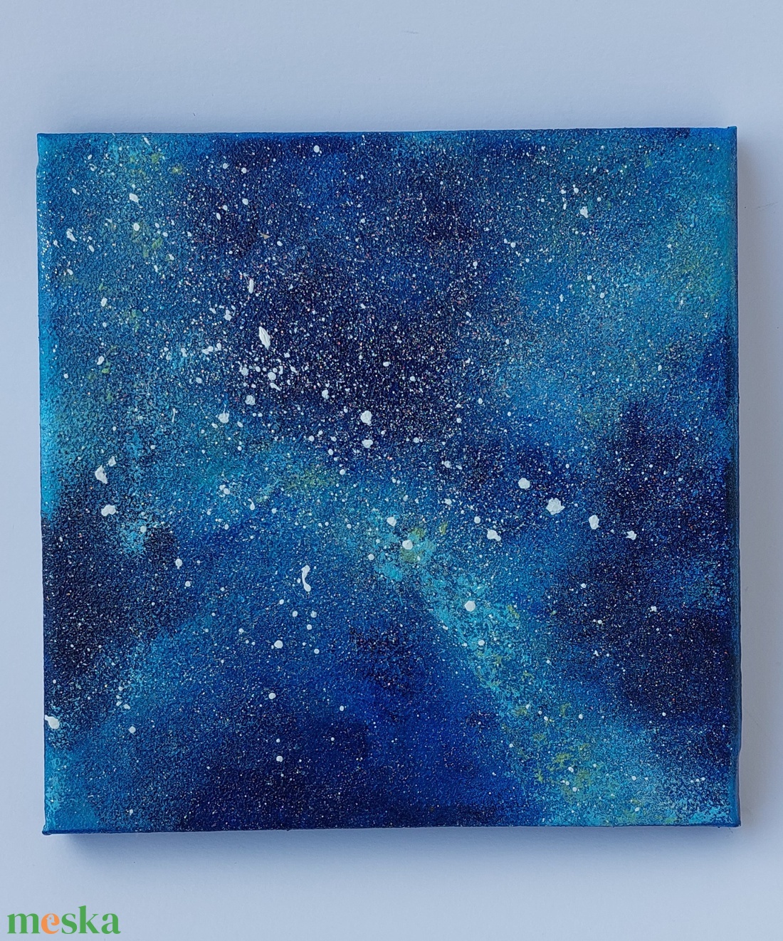 Galaxy akril festmény - művészet - festmény - akril - Meska.hu