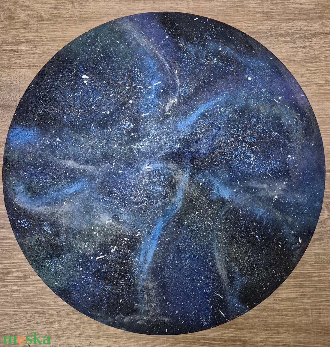 Galaxy akril festmény 4 - művészet - festmény - akril - Meska.hu
