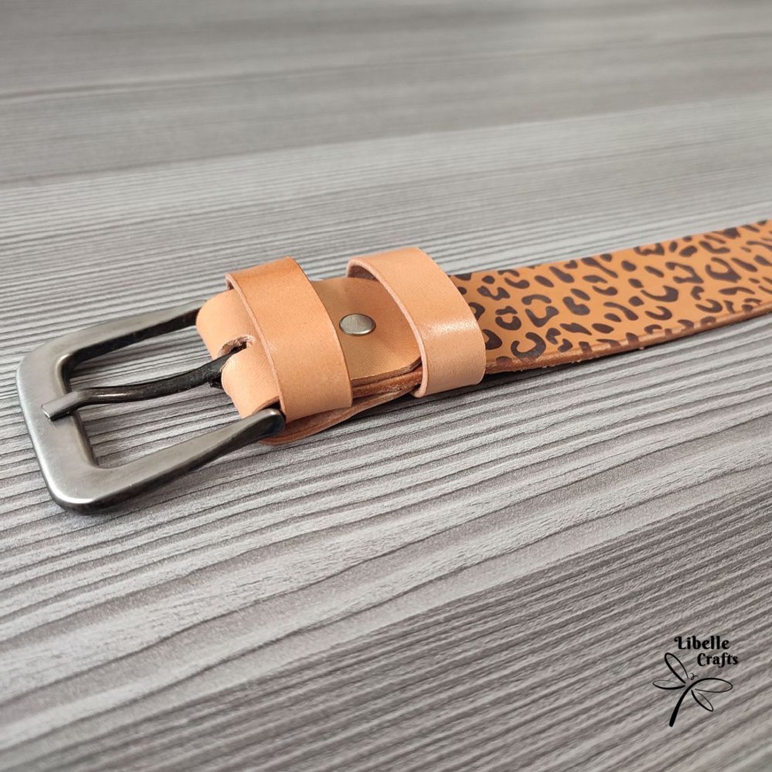 Párduc mintás női öv - ruha & divat - öv & övcsat - öv - Meska.hu