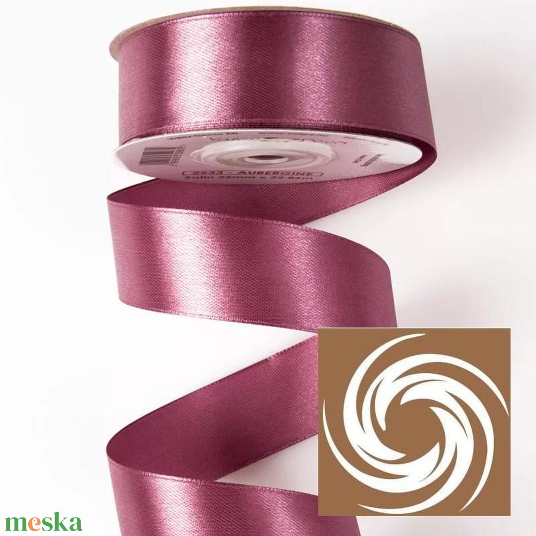 Szatén szalag 25mmx22,86m - padlizsánlila - kellékek & szerszámok - rövidáru - szalag, pánt - szatén szalag - Meska.hu Szatén szalag 25mmx22,86m - padlizsánlila - kellékek & szerszámok - rövidáru - szalag, pánt - szatén szalag - Meska.hu
