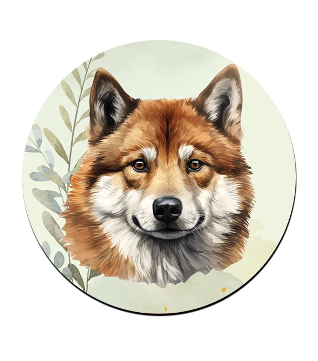 Vörös Akita portré mintás bögre alátét -  - Meska.hu