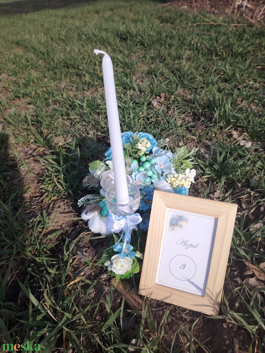 Esküvői dekor - esküvő - dekoráció - asztaldísz - Meska.hu