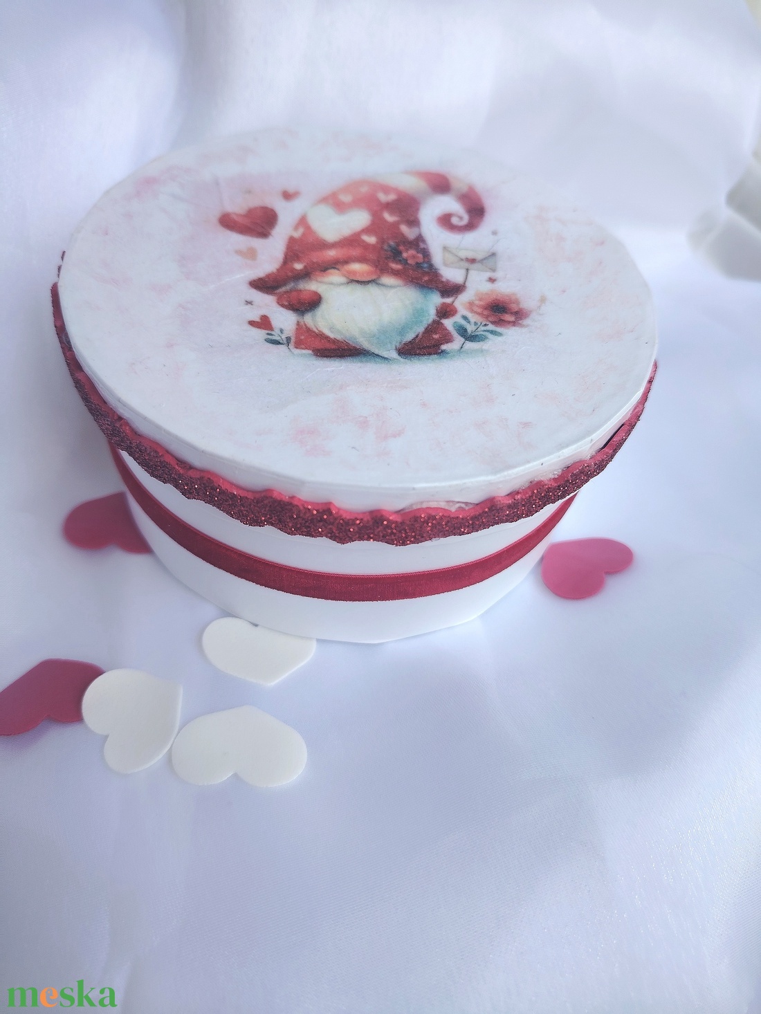 Manós szeretet doboz - otthon & életmód - dekoráció - asztal és polc dekoráció - díszdoboz - Meska.hu