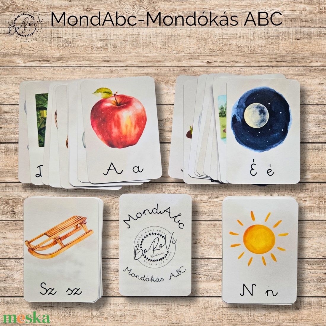 MondAbc, Mondókás Abc - játék & sport - készségfejlesztő és logikai játék - oktató játékok - Meska.hu