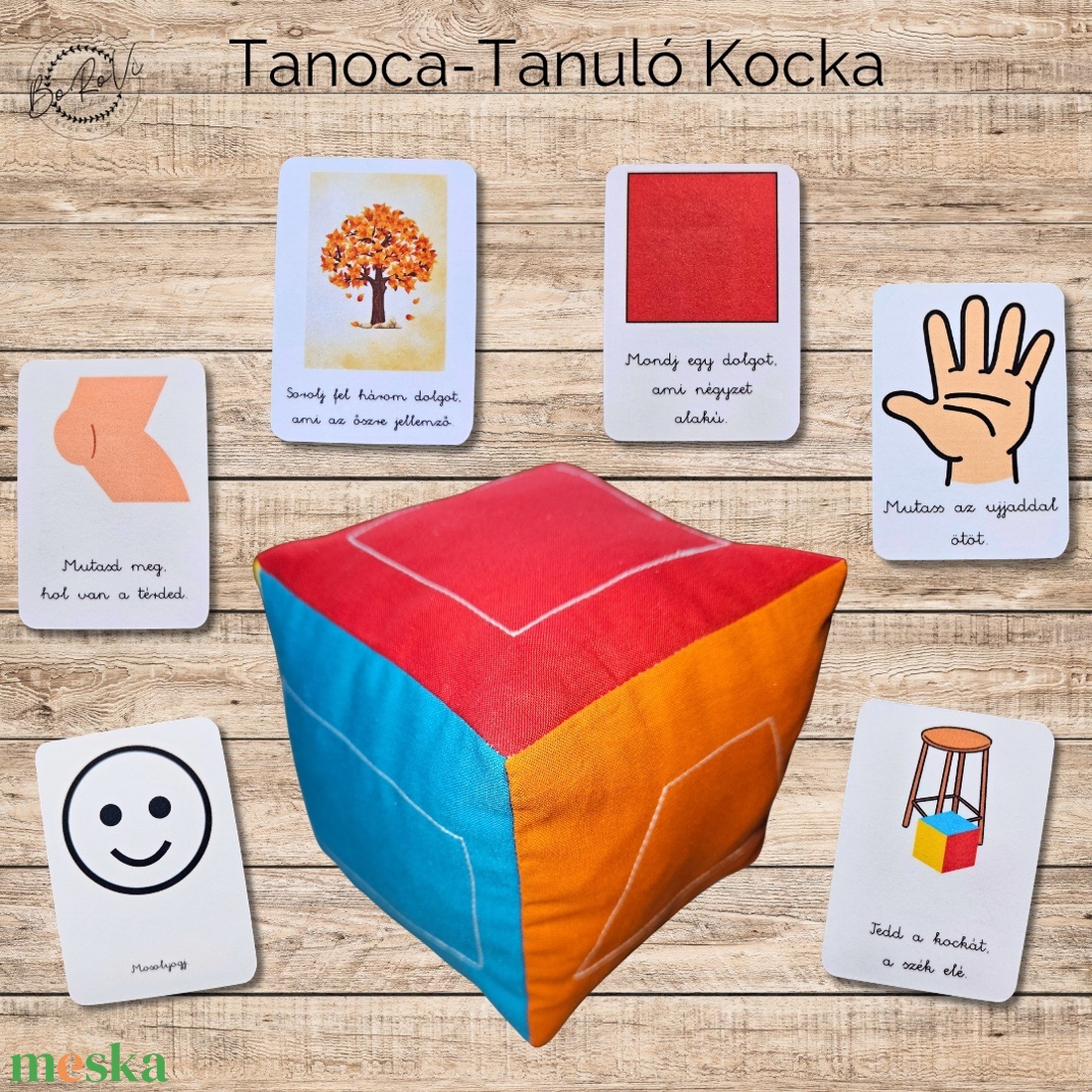 Tanoca- Tanuló kocka csomag - játék & sport - készségfejlesztő és logikai játék - oktató játékok - Meska.hu