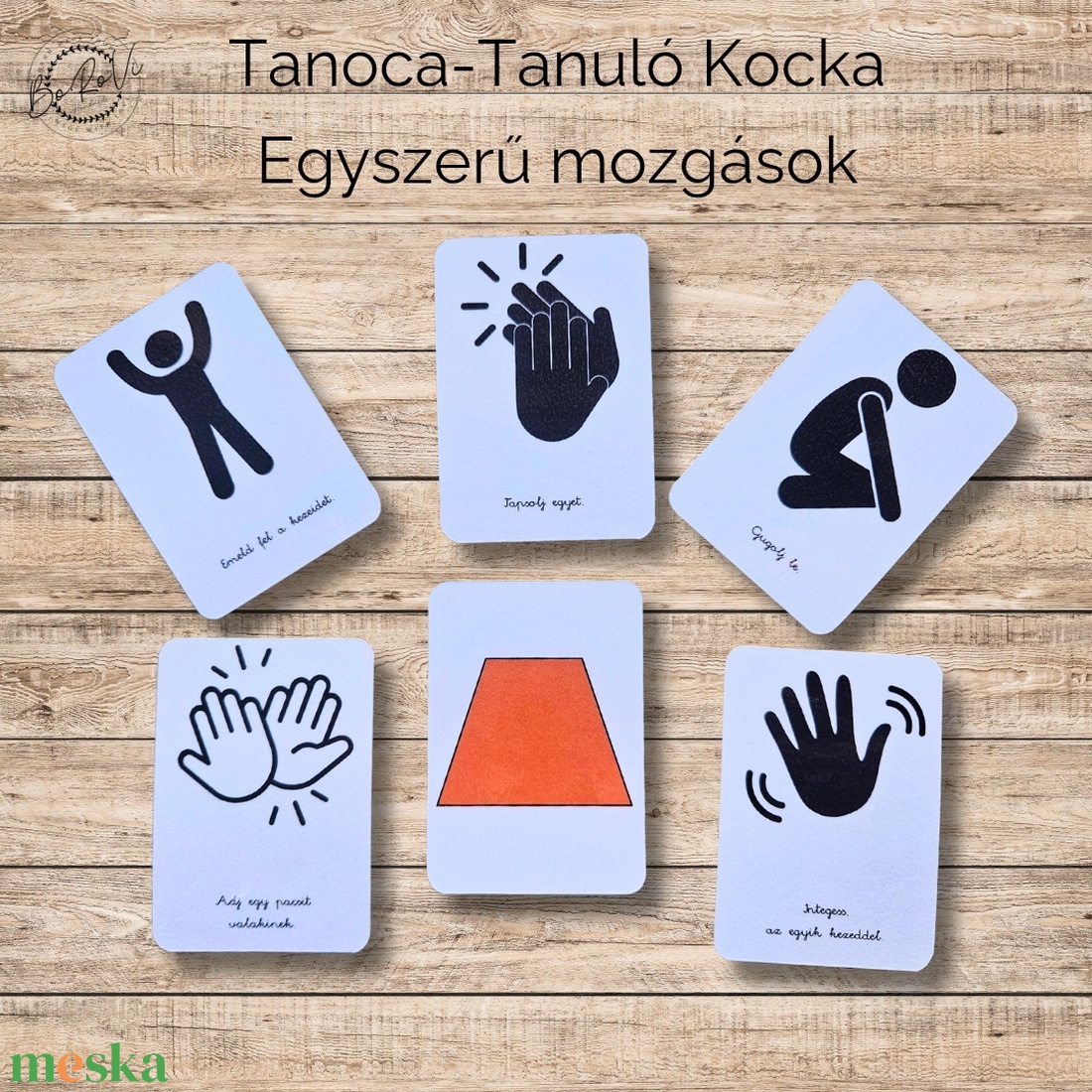 Tanoca- Tanuló kocka csomag - játék & sport - készségfejlesztő és logikai játék - oktató játékok - Meska.hu