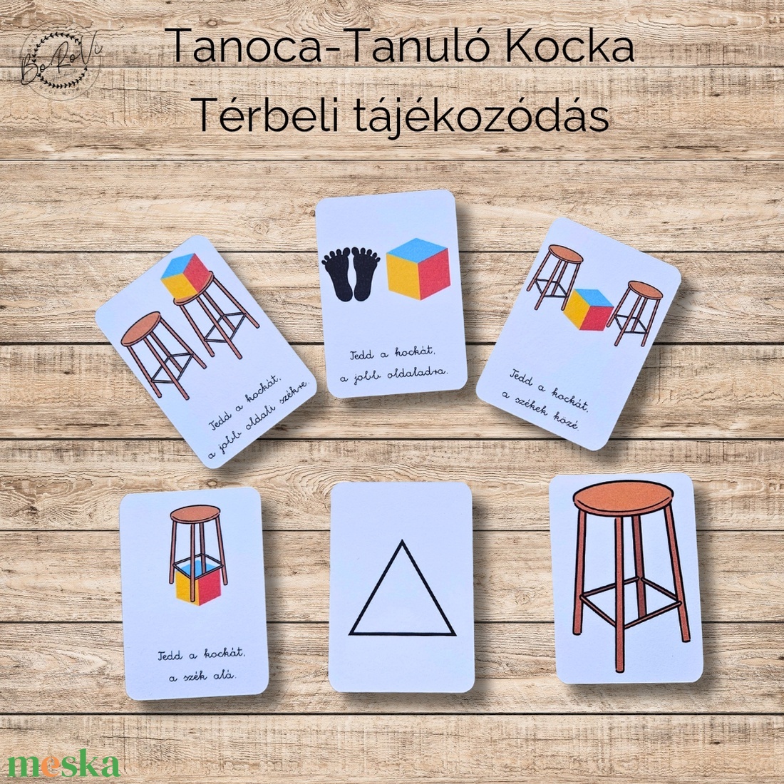 Tanoca- Tanuló kocka csomag - játék & sport - készségfejlesztő és logikai játék - oktató játékok - Meska.hu