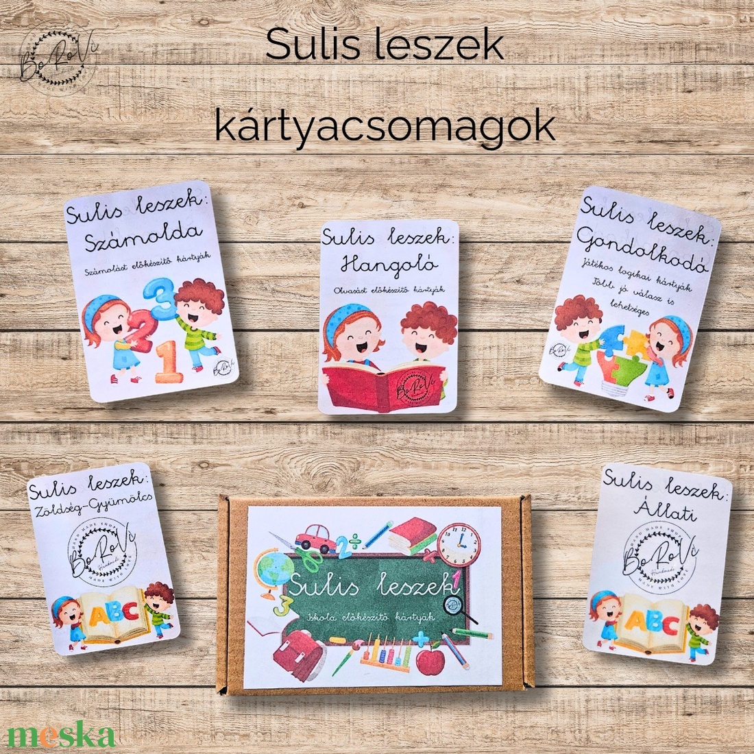 Sulis leszek kártyacsomag szett - játék & sport - készségfejlesztő és logikai játék - oktató játékok - Meska.hu